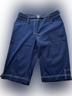 Women’s Navy Blue Bermuda Shorts